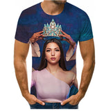 Taylor Swift Merch Men's T-shirt 3D Digital Printing Short Sleeve