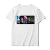 Marvel T Shirt Marvel Co-Branded T-shirt Avengers Half Sleeve