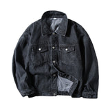 Paisley Denim Jacket Spring and Autumn Denim Jacket for Men