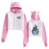 Travis Scott Astroworld Hoodie Autumn and Winter Navel Hooded Color Contrast Sweater