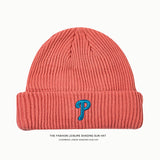 Toboggan Hat Female Winter Warm Windproof Knitted Hat Beanie Hat