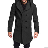 Blade Runner Jacket Men's Hooded Woolen Coat Overcoat Jacket
