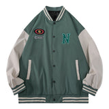 Vintage Letterman Jacket Coat Men's Baseball Uniform Hip Hop Jacket