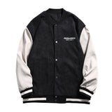 Blue Varsity Jacket Men's Jacket Autumn Youth Men's Jacket Baseball Uniform