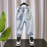 Toddler Boys Pants Boys' Spring and Autumn Casual Jeans