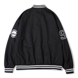 Mens Fall Outfits Embroidered Letters Armband High Street Retro Baseball Uniform Male and Female Couples Wear Jacket Jacket