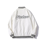 Baby Blue Varsity Jacket Spring Baseball Uniform Trendy Men