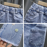 Toddler Boys Pants Girls' Denim Trousers Loose All-Matching Women