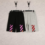 Fashion Brand Summer Loose Sports and Leisure Men's and Women'soff Printed Pants Couple's Pants shorts