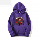 Stranger Things Hellfire Club Hoodie Printed Hooded Sweater