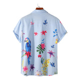 Men Hawaii Shirts Summer Men's Short Sleeve