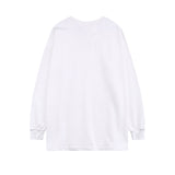 We11 Done Sweatshirts Color Letter Sweater Women's Loose