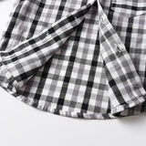 Children Boy Formal Shirt & Suspender Pants 2 Piece Set Autumn Long Sleeve Cotton Cardigan Suspender Trousers