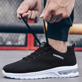 Men's Sneakers Summer plus Size Men's Shoes Sports Leisure Flying Woven Breathable