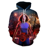 Stranger Things Hoodie 3dstranger Things 3D Digital Printing Men's Hoodie Sweater