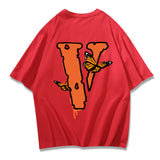 Butterfly Vlone Shirt Large V Python Print