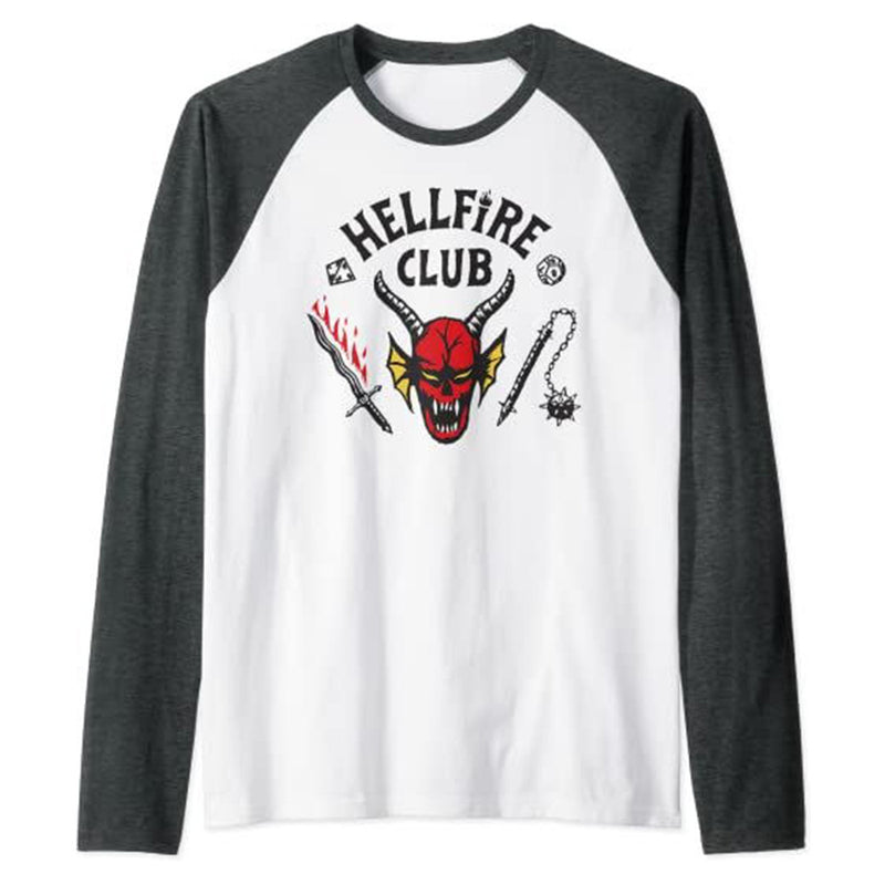 Stranger Things Hellfire Club T Shirt Digital Printed Breathable