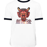Hellfire Club Shirt Hellfire Club Letter Print T-shirt Short Sleeve