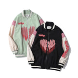 Varsity Jacket Vintage Retro Embroidered Baseball Uniform Love Letter Jacket Men's Hip Hop Spring and Autumn Couple Oversize Jacket