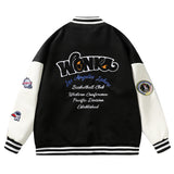 Bone Varsity Jacket Spring and Autumn Jacket Fashion Casual Baseball Uniform Jacket