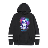 Stranger Things Hoodie Peripheral Pattern Loose Hooded Fleece Pullover