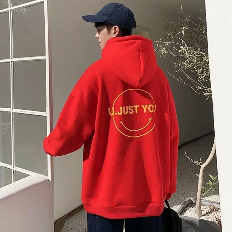 Men Sweatshirts Autumn Winter Sweater Men's plus Size Hooded Loose Long Sleeves Pullover