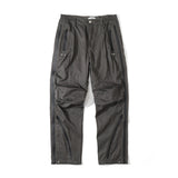 Man Fall Outfits Cargo Pants Function Vibe Style Nylon Side Zipper Tooling Casual Loose Trousers