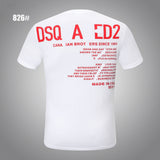 Dsq2 T Shirt Casual Sports Colorblock Short Sleeve Summer Men