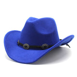 Cowboy Hats Western Cowboy Hat Equestrian Hat Curved Brim Felt Hat for Women