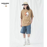 Preppy Aesthetic T Shirt Printed Short Sleeve T-shirt Casual Season