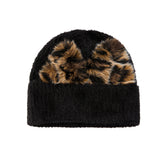 Women Winter Hats Winter Women's Wool Hat Solid Color Plush Ears Knitted Hat