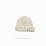 Toboggan Hat Female Autumn Winter Solid Color Woolen Hat Female Knitted Hat