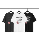 We11 Done T Shirts Puff Print Letter Logo For Men And Women