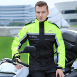 Vegeta Green Jacket Raincoat Rain Pants Suit Motorcycle Outdoor Riding Men's Lightweight Full Body Waterproof