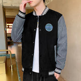 Corduroy Varsity Jacket Corduroy Coat Men's Spring and Autumn Jacket Casual Student Autumn and Winter Clothes Top Clothes