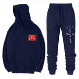 Travis Scott Astroworld Hoodie & Pant 2 Piece Set Letter Print Hoodie