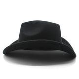 Cowboy Hats Rolled Brim Men and Women Retro