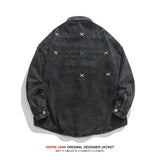 Men Jacket Spring Denim Jacket Coat Male Loose Shirt