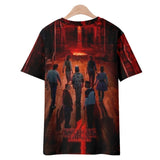 Stranger Things T Shirt 3D Digital Printing Loose Casual Short Sleeved T-shirt