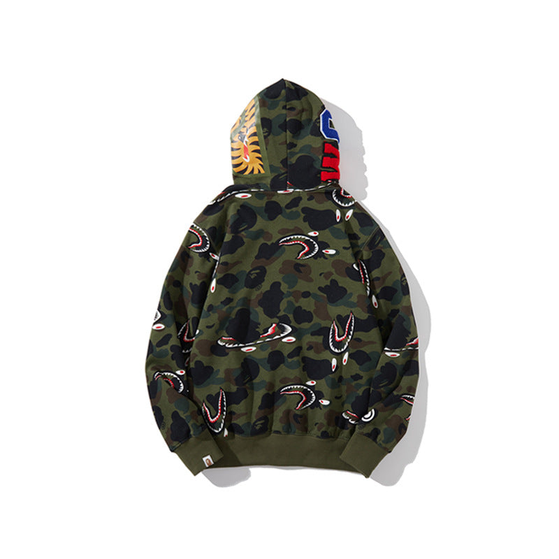 WGM Dressing Autumn and Winter Camouflage Men's and Women's Casual Camouflage Sweater Baggy Coat