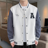 Corduroy Varsity Jacket Autumn Corduroy Jacket Men's Youth Baseball Uniform Coat Men's Clothing Top Jacket