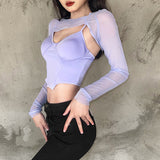Music Festivals Rave Outfits Girls Tops Winter Women's Clothing Backless Slim Fit Vest round Neck