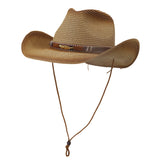 Straw Cowboy Hats Men Women Straw Cowboy Hat Beach Hat