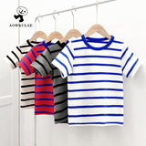 Children T Shrits Summer Striped Short Sleeve T-shirt Short Sleeve