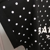T Shirt Balmain Balmain Women's Summer Printed Flocking Letter T-shirt