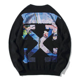 Men's Casual and Comfortable Round Neck Knitted Owt sweater
