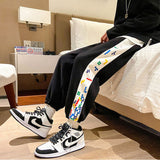 Men Pants Men's Autumn and Winter Casual Sports Ninth Pants