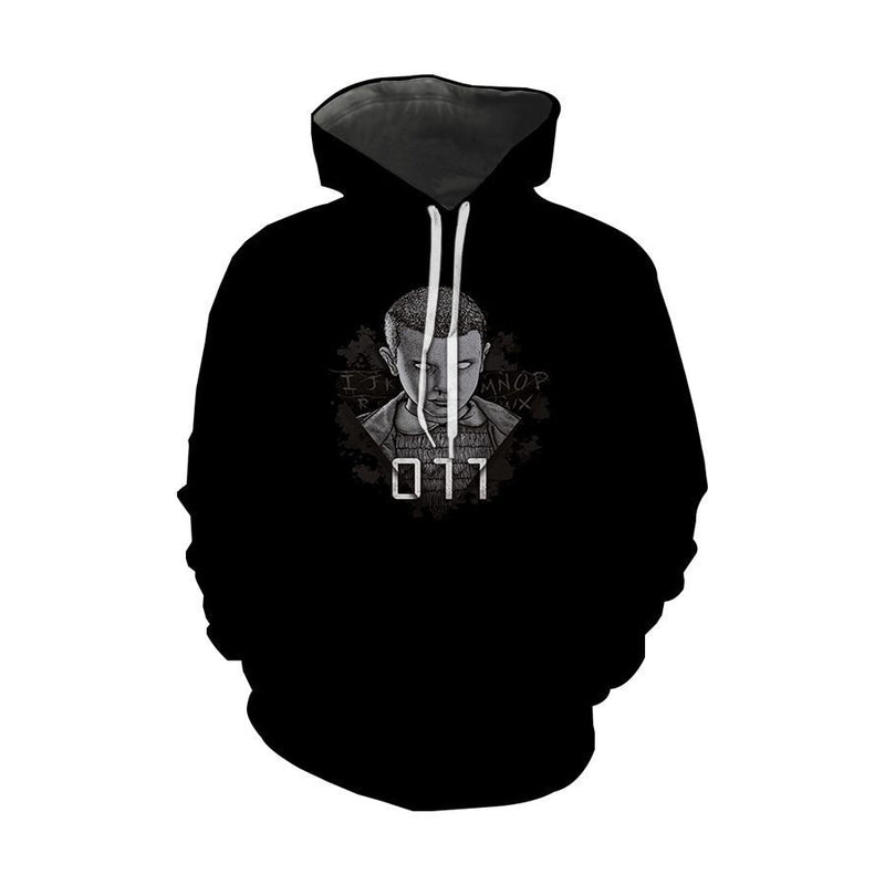 Stranger Things Hoodie 3d Digital Printing Coat Cartoon Anime Sweater Casual Loose-Fitting Hoodie
