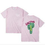 Travis Scott Astroworld Shirt Cactus Short-Sleeved T-shirt for Men