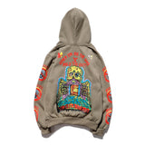 Cactus Flea Market Hoodie Skull Hip Hop Graffiti Hoodie Coat